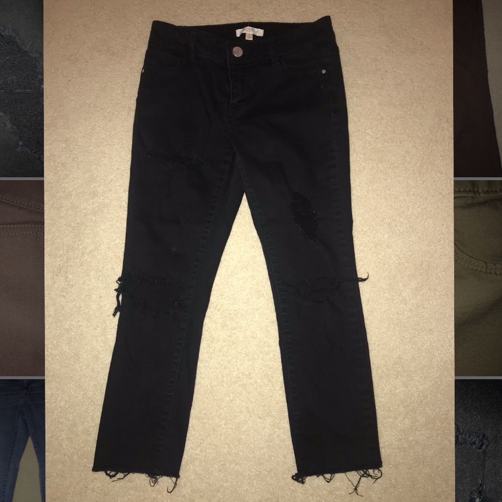 Black Ripped Jeans